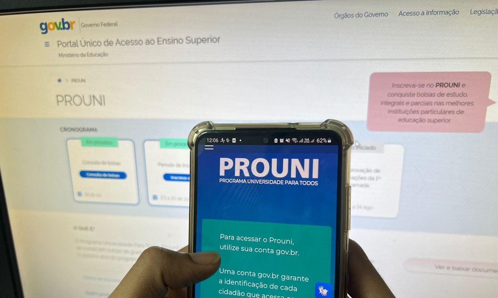 Prazo para entrar na lista de espera do Prouni termina hoje às 23h59 - Imagem do artigo original