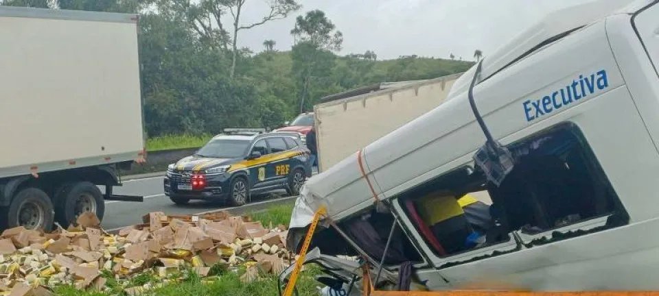 Carreta desgovernada na BR-116 provoca 6 mortes e 16 feridos no Paraná - Imagem do artigo original