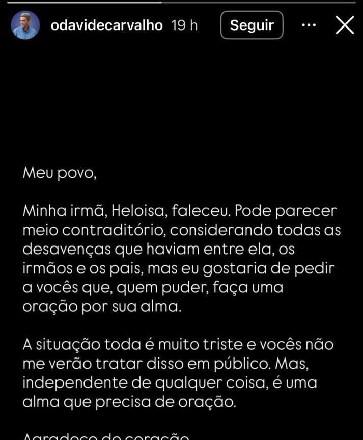 Filha de Olavo de Carvalho morre aos 56 anos em Atibaia - Imagem do artigo original
